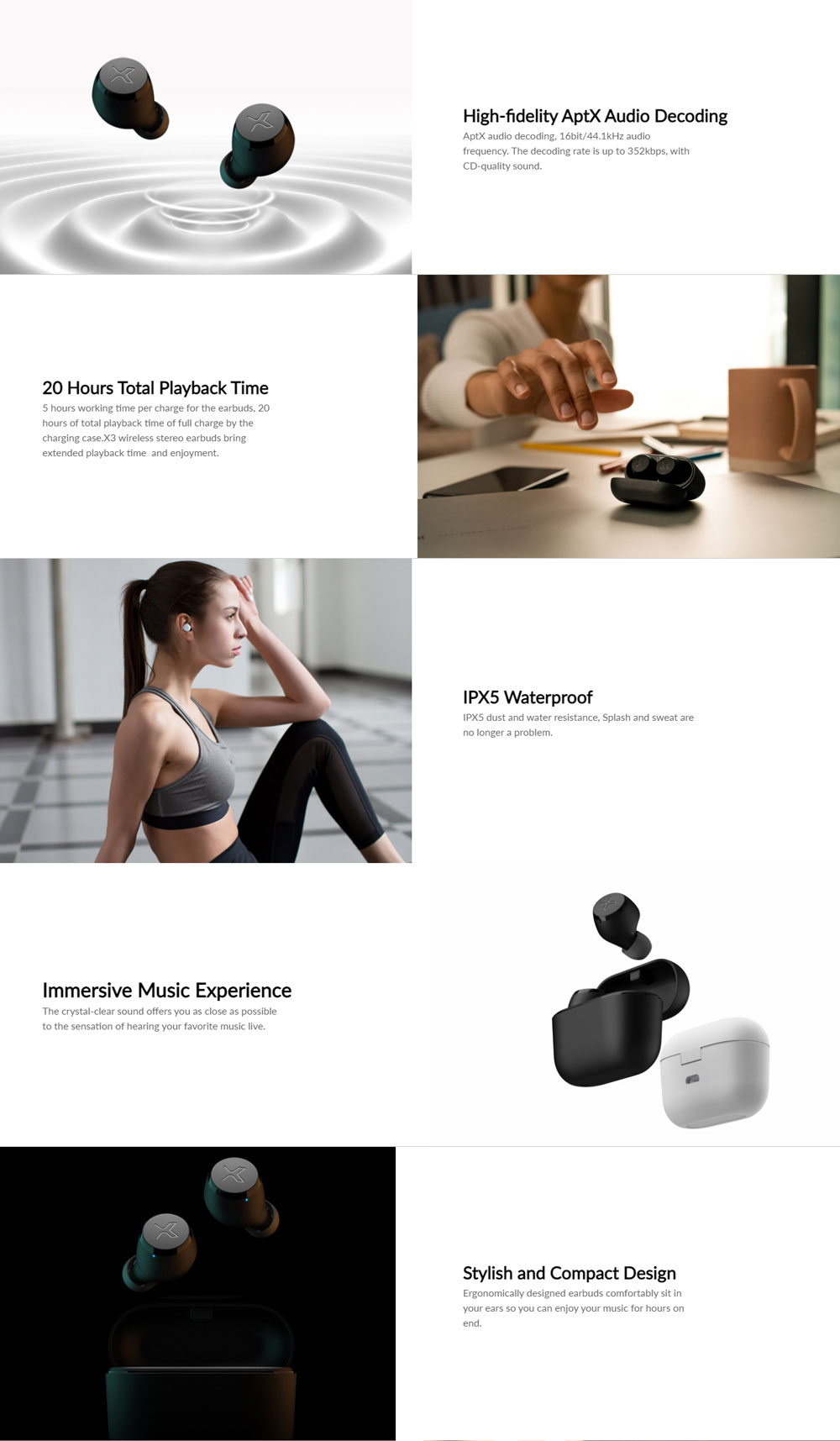 Edifier X3 True Wireless Stereo Earbuds 3