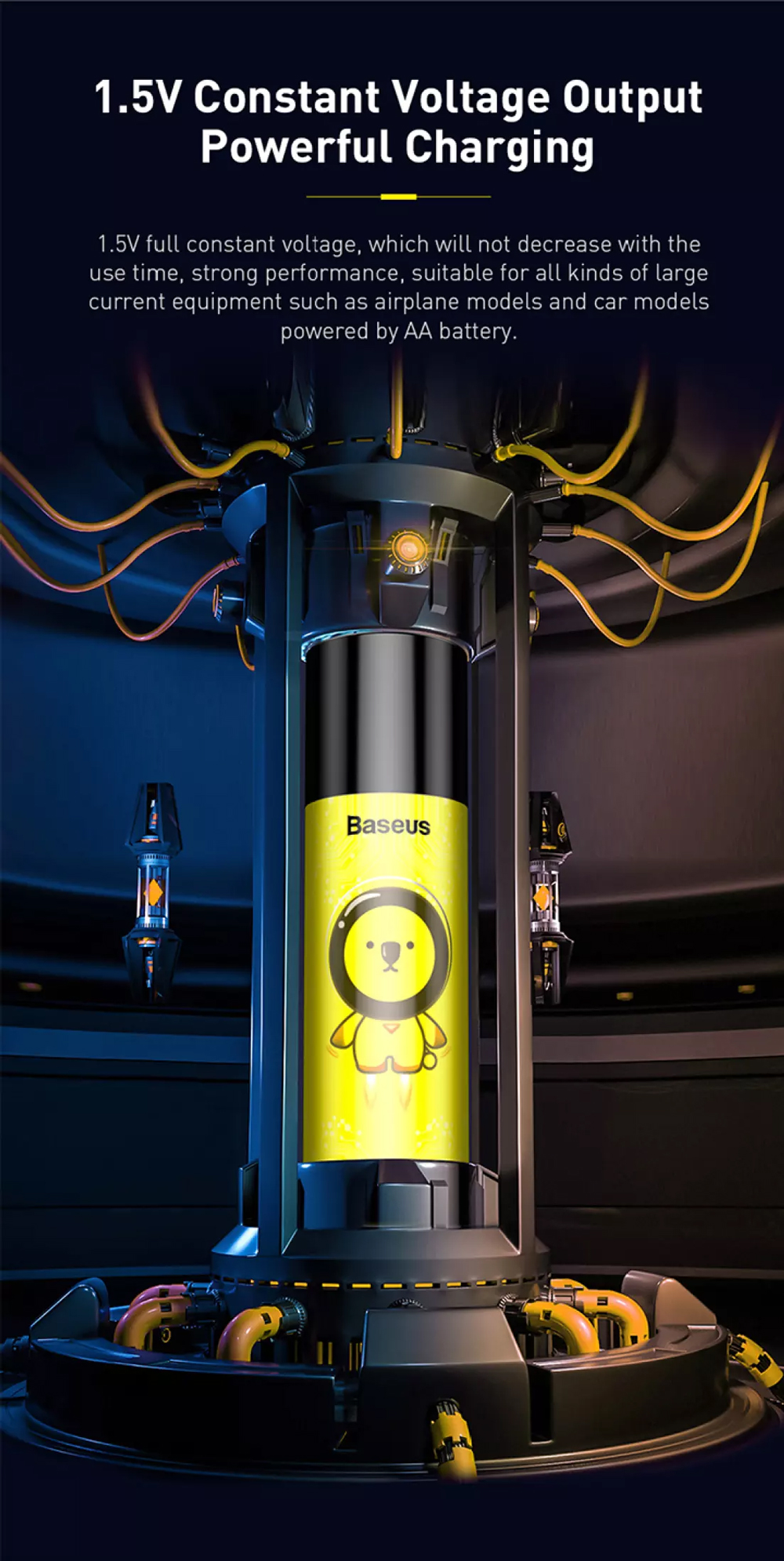 Baseus AA Rechargeable Li ion Battery 7