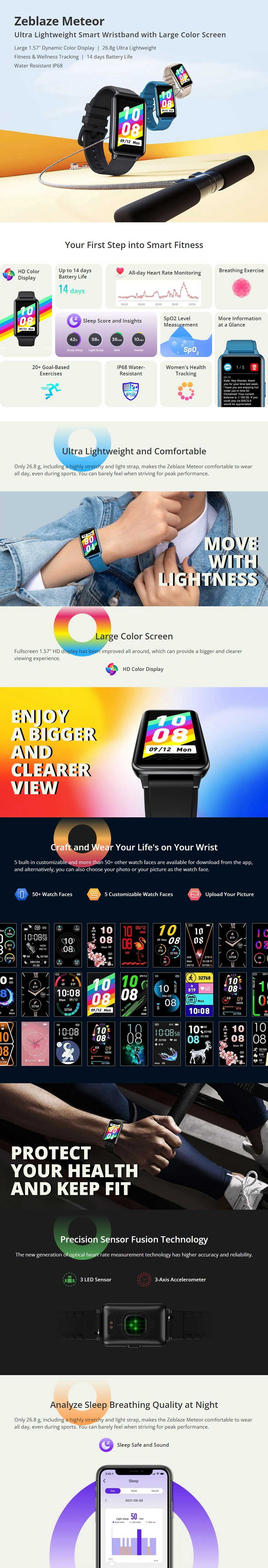 Zeblaze Meteor Smart Watch 2