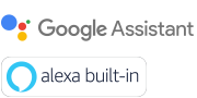 Google assistant & Alexa built-in logos